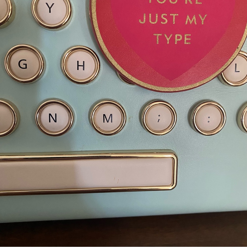 Rare Kate Spade Be Mine Typewriter Novelty Bag - Picture 10 of 11